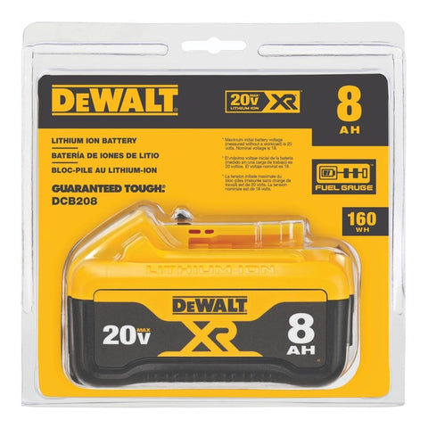 Batería Dewalt 8 Amperes 20v Xr Max Ion De Litio Dcb208