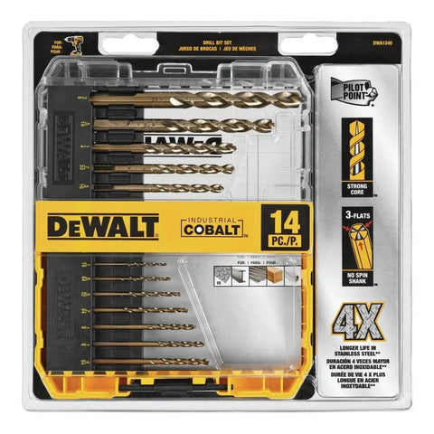 Juego De Broncas Industriales Cobalto Dewalt Dwa1240
