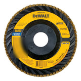 Disco De Zirconio Laminado 4-1/2 X 7/8 Pulgadas Dw8307p Negro