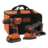 Taladro Atornillador Más Lijadora Blackdecker Ld120sb 20v