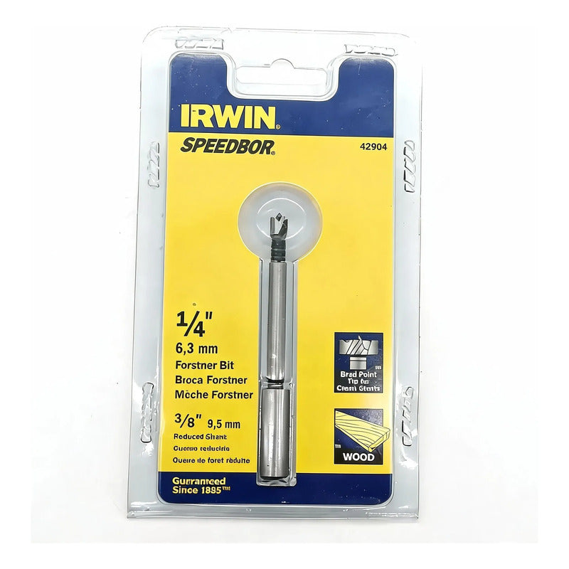 Broca Para Madera Forstner 1/4 X 3 /12 42904 Speedbor Irwin