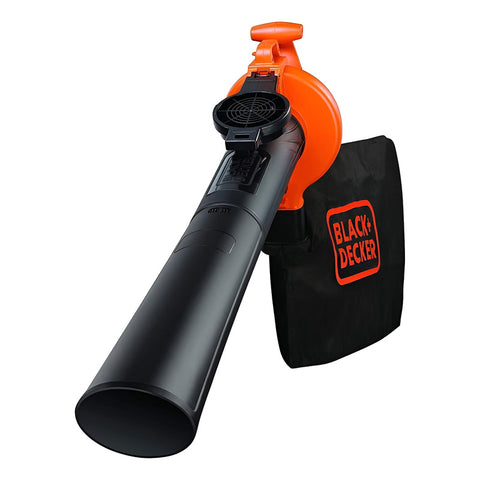 Sopladora Aspiradora Trituradora Black+decker Bv25 2500w Negro/naranja