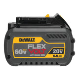 Batería Lithium Ion Flexvolt 20v/60v 6amp Mod. Dcb606 Dewalt