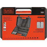 Kit 109 Brocas Puntas P/destornillador Black+decker Bda91109