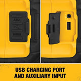 Altavoz Bluetooth Dewalt Dcr010 20v Resistente Para Trabajo