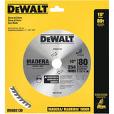 Disco Sierra Para Madera 10 PLG-80 Dientes Dwa03130 Dewalt