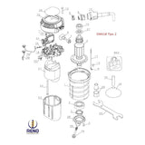 Retén Tapa N402677 P/lijadora Dewalt Dwe6411 Dcw200 Cmcw222