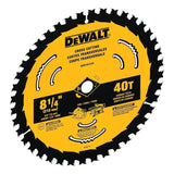 Disco Sierra Corte Madera 8-1/4 40 Dientes Dewalt Dwa181440