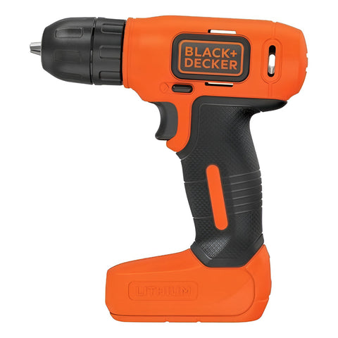 Taladro Inalámbrico 3/8 Pg. 8v Max 400rpm Black+decker Ld008 Naranja 50 Hz/60 Hz