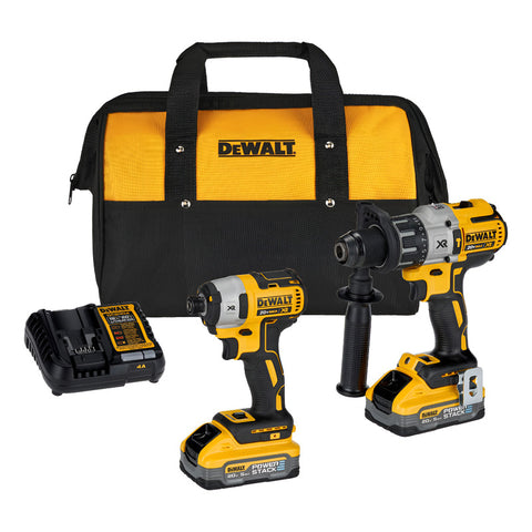 Combo Taladro Dcd996 + Impacto Dcf887 + 2 Baterías Cargador Amarillo