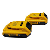 Combo Dewalt 2 Baterías 20v Dcb203 + Cargador Dcb107 + Malet