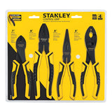 Set De 4 Pinzas Stanley Bimaterial Alicates 84-058