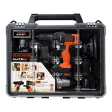 Taladro Black+decker Mtx20k6a 20v + 6 Accesorios + Maletín Naranja