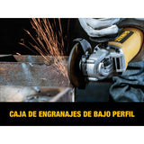 Esmeriladora Angular Dewalt Dwe4010 De 50 hz/60 hz Amarilla 700 W 120 V