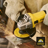 Esmeriladora Angular 750w + 10 Discos Stanley Sg7115v10-b3 Amarillo 60 Hz