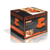 Lijadora Orbital 1/4 Black+decker Bs200 De 200w De 120v Naranja 60 Hz