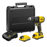 Taladro Atornillador Inalambrico S/carbones 20v Sbd710c2k-b3 Amarillo 50 Hz/60 Hz