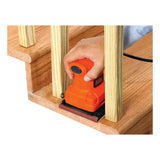 Lijadora Orbital 1/4 Black+decker Bs200 De 200w De 120v Naranja 60 Hz