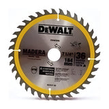 Disco Sierra Circular 7-1/4 PuLG. 36 Dientes Dwa03090 Dewalt Plateado