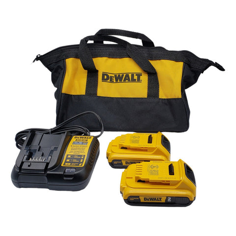 Combo Dewalt 2 Baterías 20v Dcb203 + Cargador Dcb107 + Malet