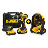 Kit Rotomartillo Dcd796d2-b3+ventilador Dce512b Gratis Amarillo/negro 50