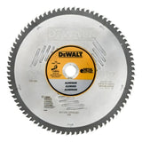 Disco Corte P/metal/aluminio 12''x1  C/80 Dientes Dw7666 Plateado