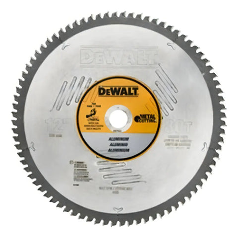 Disco Corte P/metal/aluminio 12''x1  C/80 Dientes Dw7666 Plateado
