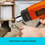 Pistola De Calor Black+decker 1500w Hg1500-b3 Naranja Oscuro