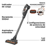 Aspiradora Vertical 2 En 1 Inalambrica 20v Bhfea18d1-b3 Gris