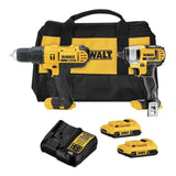 Kit Rotomartillo + Atornillador De Impacto Dewalt Dck222d2t