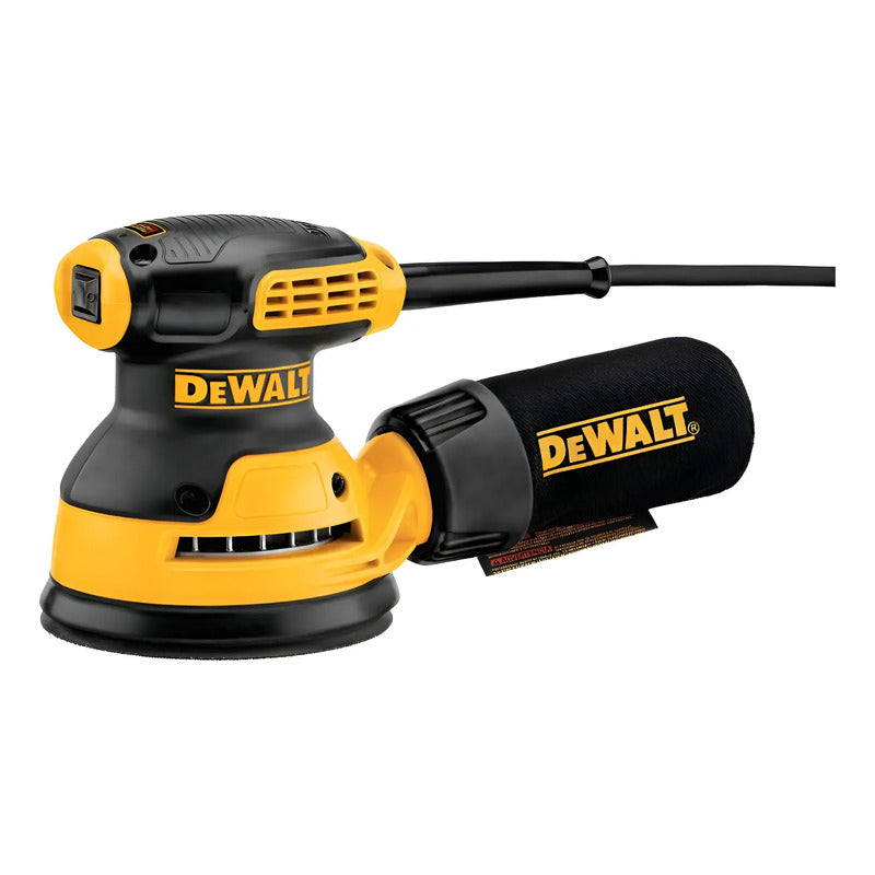 Lijadora Orbital Redonda Dewalt 5 Pulgadas Dwe6421 Amarillo 50 Hz/60 Hz