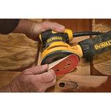Lijadora Orbital Redonda Dewalt 5 Pulgadas Dwe6421 Amarillo 50 Hz/60 Hz