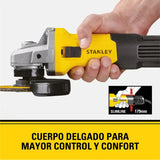 Esmeriladora Angular 750w + 10 Discos Stanley Sg7115v10-b3 Amarillo 60 Hz
