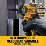 Atornillador 1/4 Xtreme 12v S/carbones Dewalt Dcf601f2 Amarillo