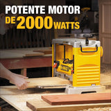 Cepillo De Banco Para Madera 12.1/2  02.1/2 Hp  Dewalt Dw734 Amarillo
