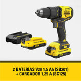 Taladro Atornillador Inalambrico S/carbones 20v Sbd710c2k-b3 Amarillo 50 Hz/60 Hz