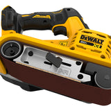 Lijadora De Banda Inalámbrica Dewalt Dcw220b Amarilla 20v