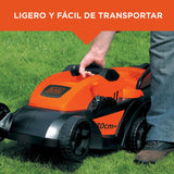 Cortadora De Pasto Eléctrica Black+decker Gr3000 Con Bolsa Recolectora De 1000w Y 120v Color Naranja/negro