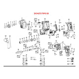 Collar Engrane N150085 P/rotomartillo Dch273 Dch253 Dch363