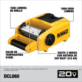 Lámpara Led Trabajo Inalámbrica 18v/20v Max Dewalt Dcl060