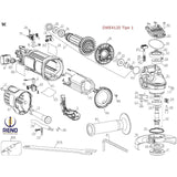 Campo N185184 P/pulidora Dwe4011 Dwe4020-b3 Dewalt