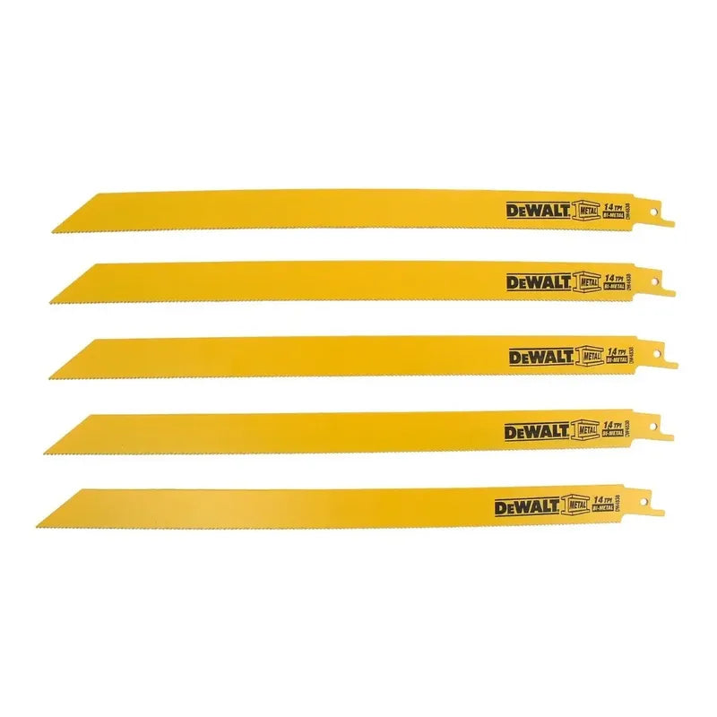 Segueta Sierra Sable 12 Pulgadas 5 Pzas Dewalt Dw4838