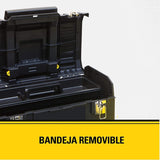 Caja Porta Herramientas Desmontable 3 En 1 Stanley Stst18613 Negro