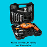 Juego Taladro Rotomartillo Estuche 550w 41pzs Hd455ka B&d