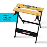 Mesa De Trabajo Portátil Multiuso Black+decker Wm125 159 Kg