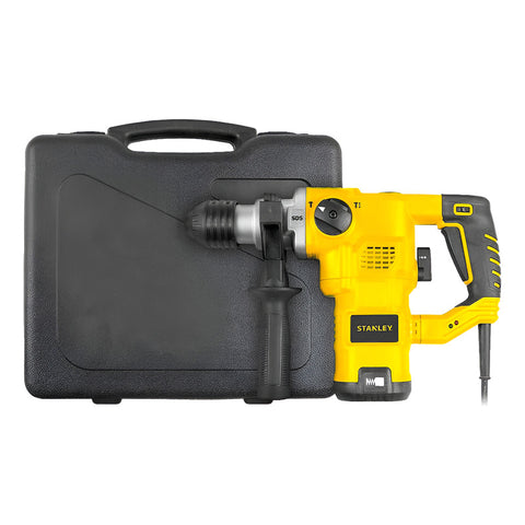 Stanley Sthr1232k Rotomartillo Sds Plus 3 Modos + Brocas - Amarillo - 60 Hz