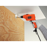 Taladro Percutor Atornillador Eléctrico De 13mm Black+decker Naranja 60 Hz