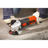 Mini Esmeriladora Angular 4-1/2 820w Black+decker G720x-b3 Naranja 60 Hz