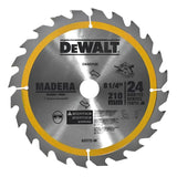Disco Sierra Madera 8-1/4  Con 24 Dientes Dewalt Dwa03100