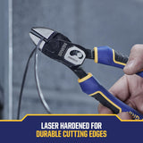 Pinzas Corte Diagonal Powerslot Irwin 8 Pulgadas Iwht84001 Azul Oscuro